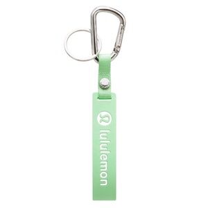 Lululemon Silicone Keychain Citra Lime / White Live in the moment